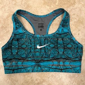 Rare Shattered glass print Nike Pro Sports Bra